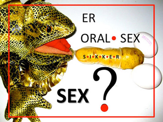 Sikker sex-plakat 1